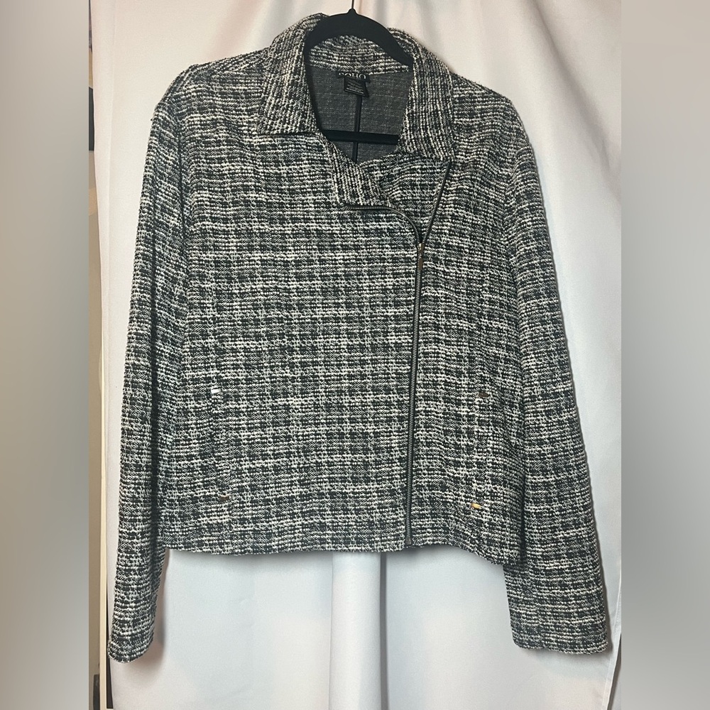 Soho Monochrome Tweed Jacket